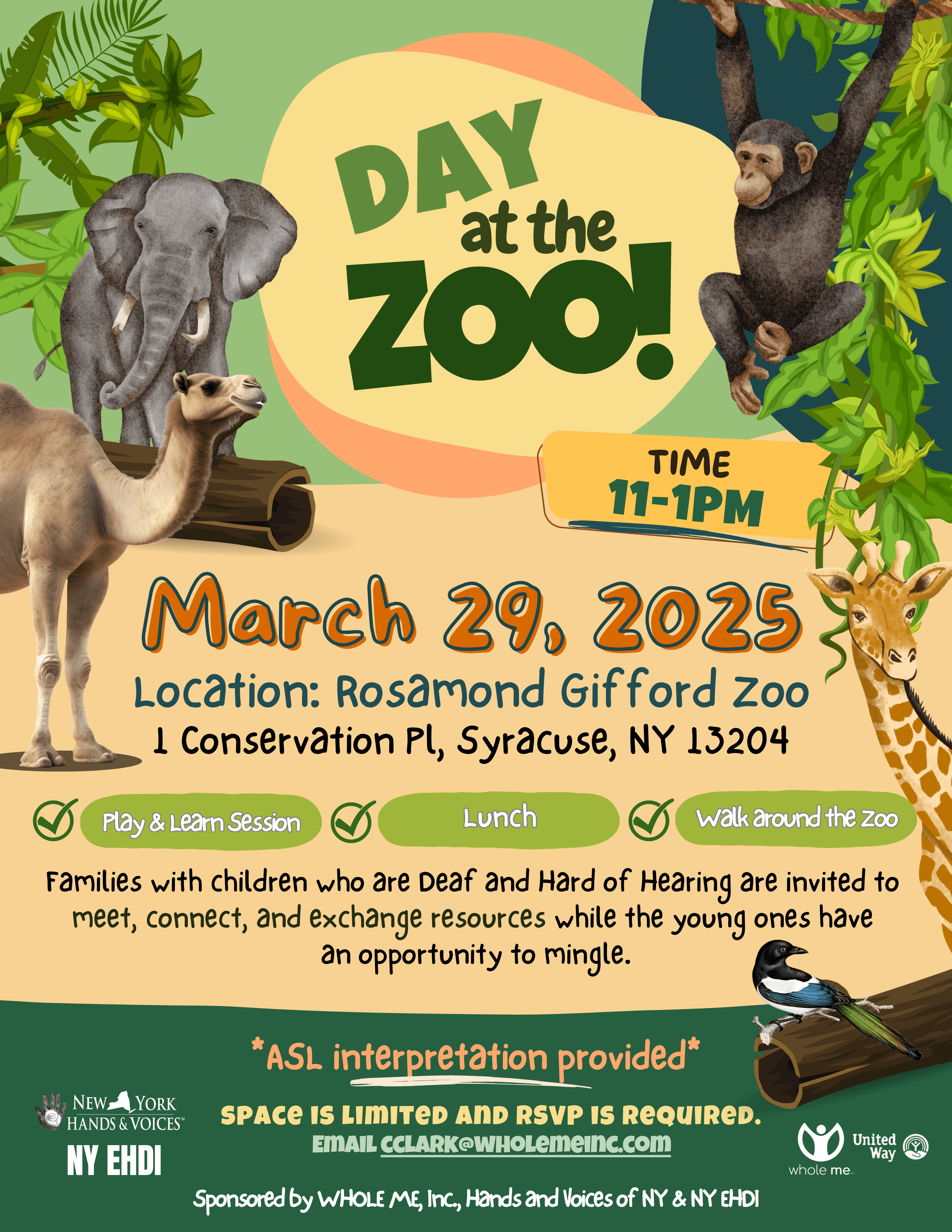 Day at the Zoo Flyer.