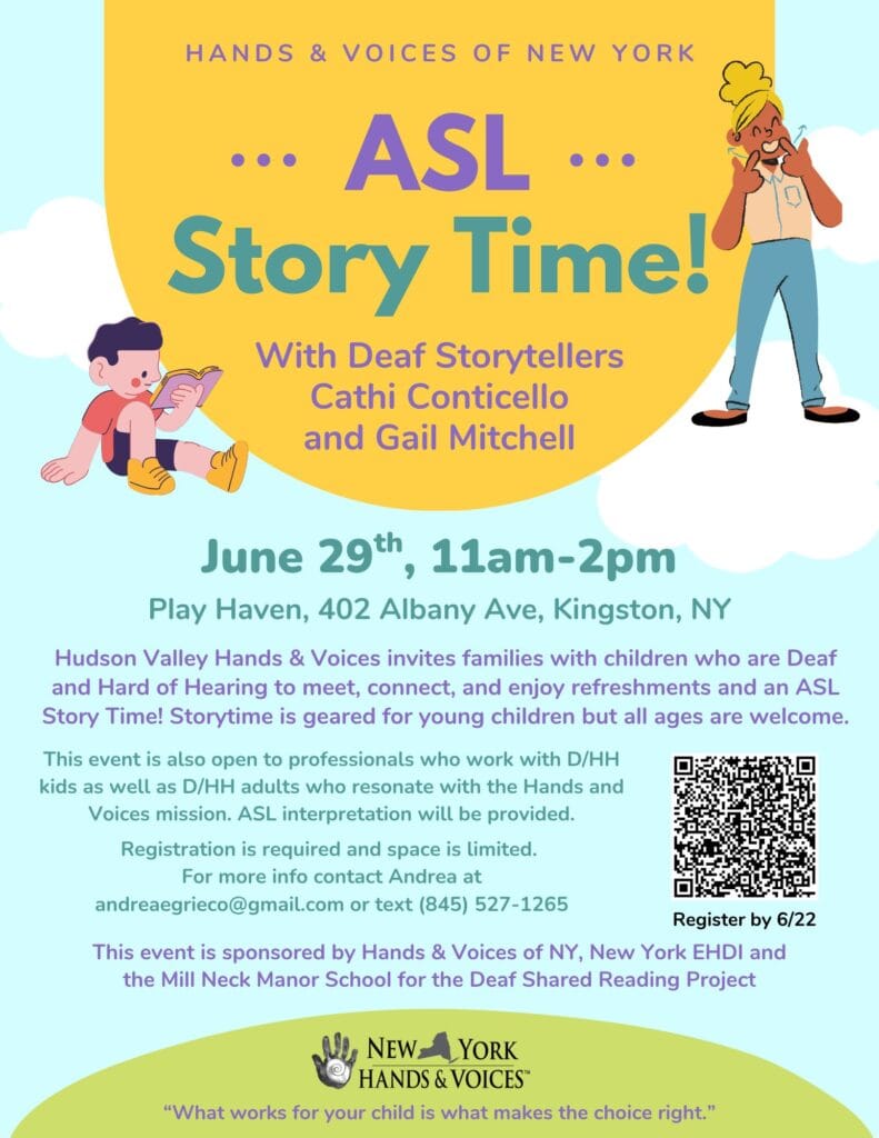 ASL Story Time - Flyer
