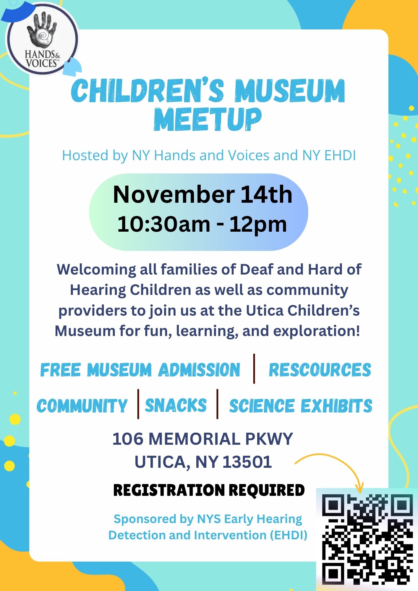 Utica Children's Museum Flyer