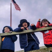 Kids posing